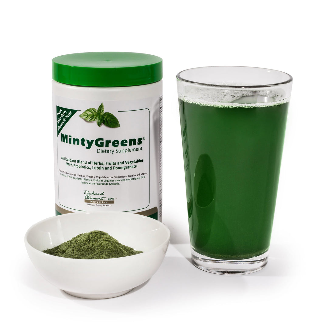 Minty Greens powder supplement